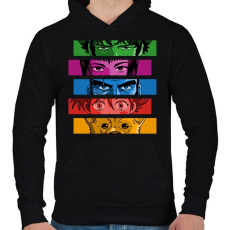 PRINTFASHION Cowboy Bebop too good too bad - Férfi kapucnis pulóver - Fekete