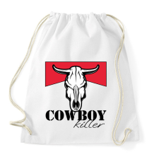 PRINTFASHION Cowboy killer - Sportzsák, Tornazsák - Fehér tornazsák