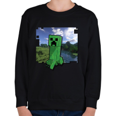 PRINTFASHION creeper2 - Gyerek pulóver - Fekete