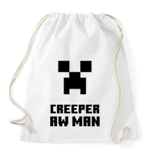 PRINTFASHION creeper aw man - Sportzsák, Tornazsák - Fehér tornazsák