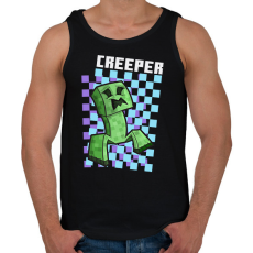 PRINTFASHION Creeper - Férfi atléta - Fekete