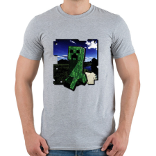 PRINTFASHION Creeper (képregény stílus) - Férfi póló - Sport szürke férfi póló