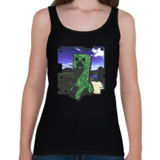 PRINTFASHION Creeper (képregény stílus - világosabb kiadás) - Női atléta - Fekete