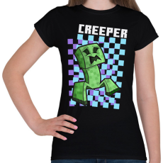 PRINTFASHION Creeper - Női póló - Fekete