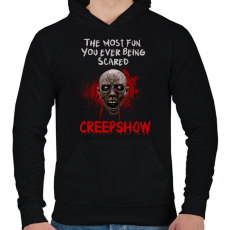 PRINTFASHION creepshow - Férfi kapucnis pulóver - Fekete