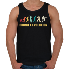 PRINTFASHION Cricket evolution - Férfi atléta - Fekete atléta, trikó