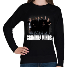 PRINTFASHION CRIMINAL MINDS - Női pulóver - Fekete