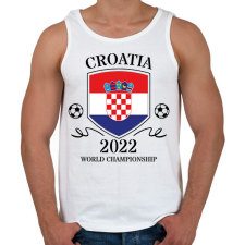 PRINTFASHION Croatia 2022 - Férfi atléta - Fehér atléta, trikó