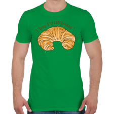 PRINTFASHION Croissaint - Férfi póló - Zöld férfi póló