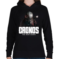 PRINTFASHION Cronos: The New Dawn - Női kapucnis pulóver - Fekete