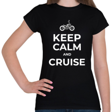 PRINTFASHION CRUISE - Női póló - Fekete