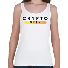 PRINTFASHION crypto geek - Női atléta - Fehér női trikó
