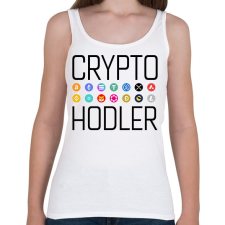 PRINTFASHION Crypto Hodler - Női atléta - Fehér női trikó