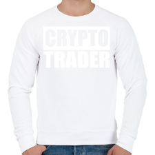 PRINTFASHION Crypto Trader - Férfi pulóver - Fehér női pulóver, kardigán