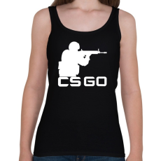 PRINTFASHION CS:GO - Női atléta - Fekete