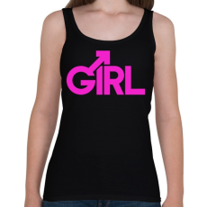 PRINTFASHION Csajszi - Női atléta - Fekete