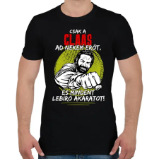 PRINTFASHION Csak a claas ad nekem erőt - Férfi póló - Fekete férfi póló