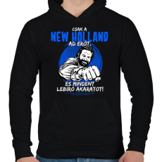 PRINTFASHION Csak a new holland ad erőt - Férfi kapucnis pulóver - Fekete