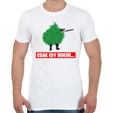 PRINTFASHION Csak egy bokor... - Férfi póló - Fehér férfi póló
