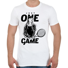 PRINTFASHION Csak egy játék - Férfi póló - Fehér