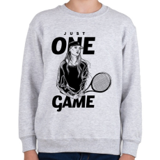 PRINTFASHION Csak egy játék - Gyerek pulóver - Sport szürke