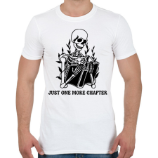 PRINTFASHION Csak még egy fejezet - Férfi póló - Fehér férfi póló
