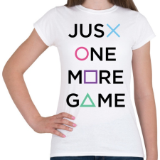 PRINTFASHION Csak még egy meccs... - Női póló - Fehér női póló