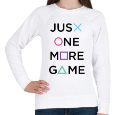 PRINTFASHION Csak még egy meccs... - Női pulóver - Fehér női pulóver, kardigán