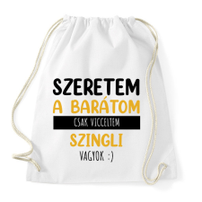 PRINTFASHION Csak vicceltem - Női - Sportzsák, Tornazsák - Fehér tornazsák
