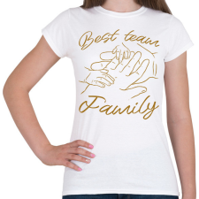 PRINTFASHION Család csapat - Női póló - Fehér női póló