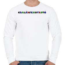 PRINTFASHION Családfenntartó - színes - Férfi pulóver - Fehér férfi pulóver, kardigán