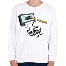 PRINTFASHION Csavard vissza! - Gyerek pulóver - Fehér