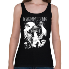 PRINTFASHION Csészealjak - Női atléta - Fekete