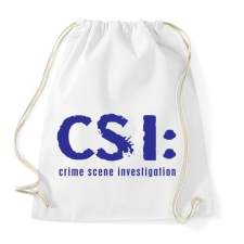 PRINTFASHION csi-1-1-blue - Sportzsák, Tornazsák - Fehér tornazsák