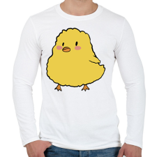 PRINTFASHION Csibe - Férfi hosszú ujjú póló - Fehér férfi póló