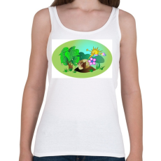 PRINTFASHION Csigamese - Női atléta - Fehér