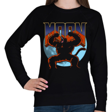 PRINTFASHION Csillagharcos Doom - Női pulóver - Fekete