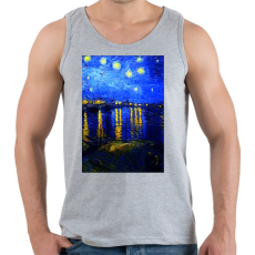 PRINTFASHION Csillagos ég a Rajna felett - Férfi atléta - Sport szürke