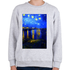 PRINTFASHION Csillagos ég a Rajna felett - Gyerek pulóver - Sport szürke gyerek pulóver, kardigán