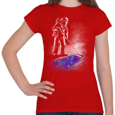 PRINTFASHION Csillagpor - Női póló - Piros női póló