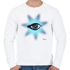 PRINTFASHION Csillagszem - Férfi pulóver - Fehér férfi pulóver, kardigán