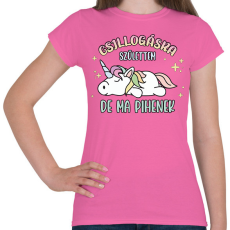 PRINTFASHION Csillogásra születtem - Női póló - Rózsaszín