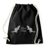 PRINTFASHION Csipke patkányok - Sportzsák, Tornazsák - Fekete