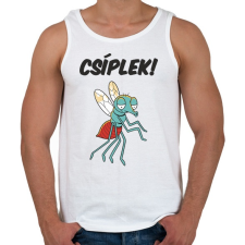 PRINTFASHION Csíplek! - Férfi atléta - Fehér atléta, trikó