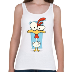 PRINTFASHION Csirke - Női atléta - Fehér