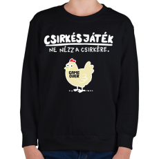 PRINTFASHION CSIRKÉS JÁTÉK - Gyerek pulóver - Fekete