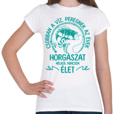 PRINTFASHION Csobban az víz - Női póló - Fehér női póló