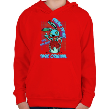 PRINTFASHION Csodabogár ital - Gyerek kapucnis pulóver - Piros gyerek pulóver, kardigán