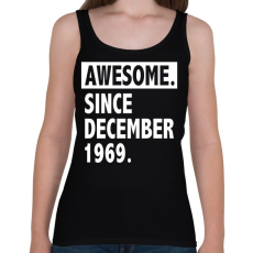 PRINTFASHION Csodálatos 1969 december óta - Női atléta - Fekete