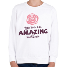 PRINTFASHION Csodálatos Anya - Gyerek pulóver - Fehér gyerek pulóver, kardigán